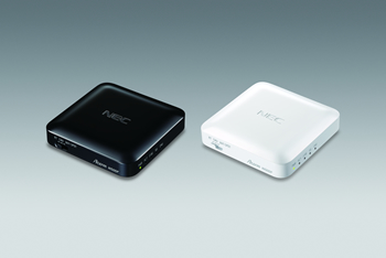 NEC　Aterm W500P　PA-W500P-W ホワイト　Wi-Fiポータブルルータ　有線LANをWi-Fi接続