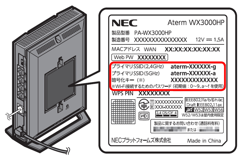 NEC Aterm WX3000HP